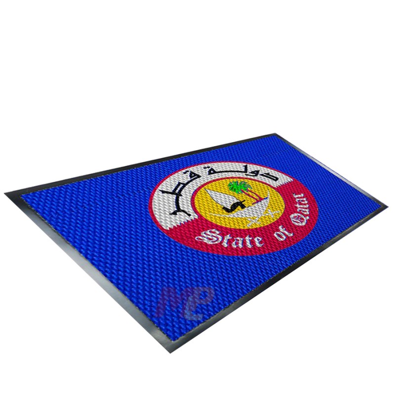 Mavi Arap Konsolosluk Önü Logolu Paspas