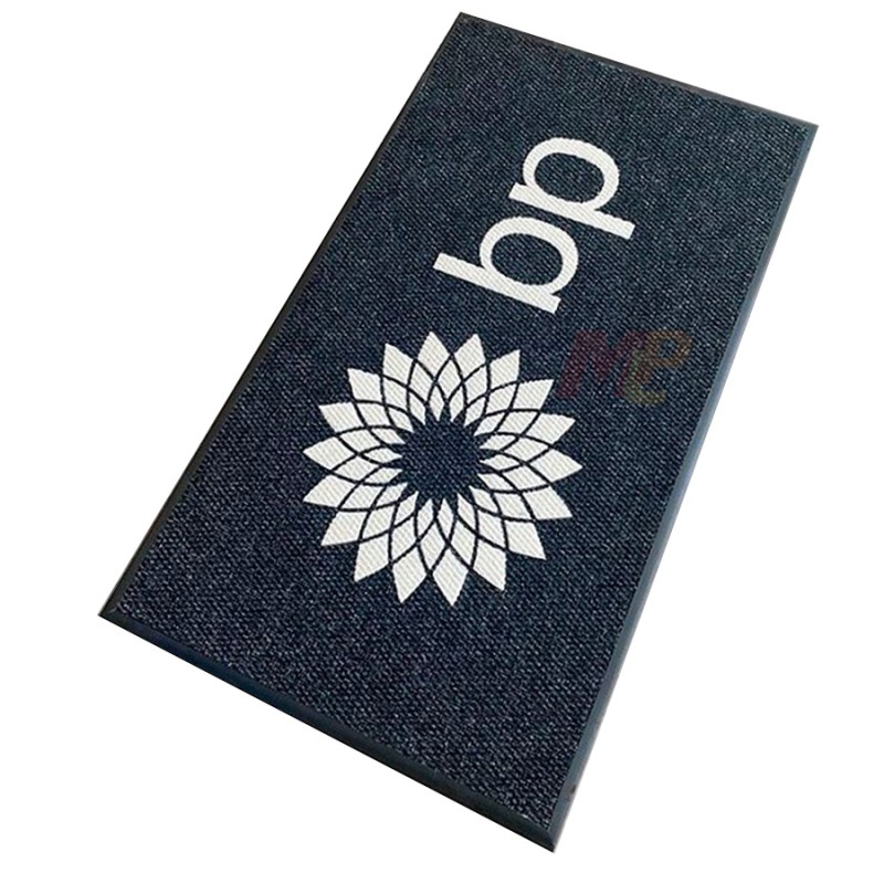 Benzin İstasyonu Şirketlerine Özel Siyah Logolu Paspas