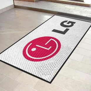 Beyaz Eşya Giyim Avm Kozmetik Beyaz Logolu Paspas