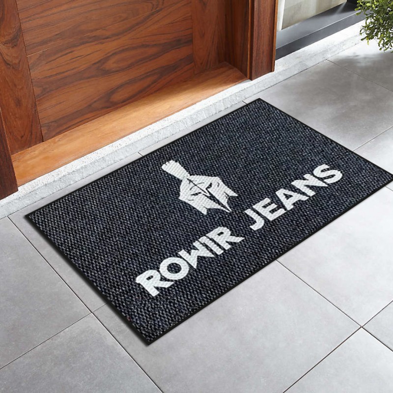 Butik Firmalara Özel Siyah Logolu Paspas