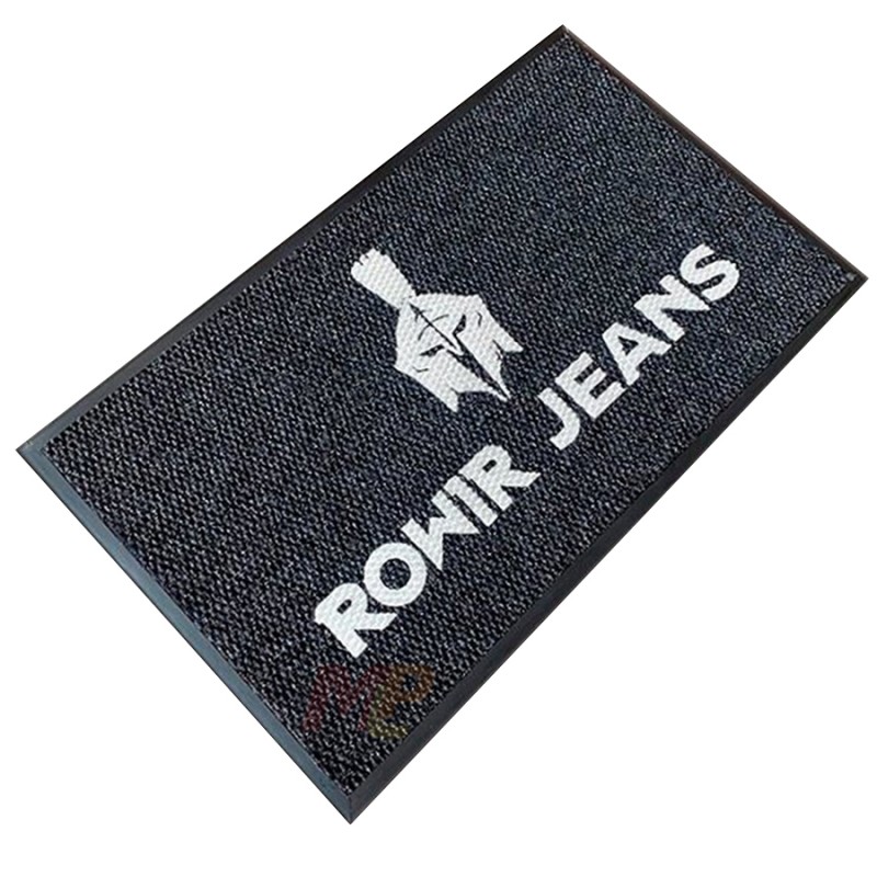 Butik Firmalara Özel Siyah Logolu Paspas