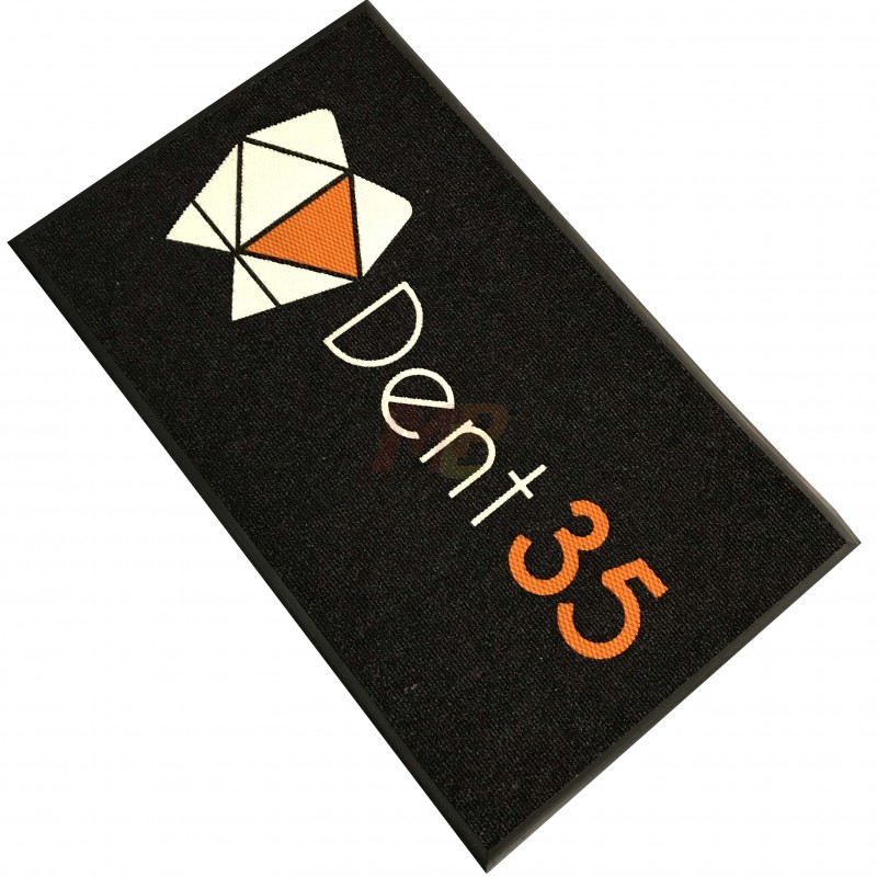 Diş Polikliniğine Özel Logolu Paspas Dent35