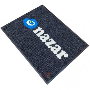 Firmalara Özel Nazar Lacivert Logolu Paspas