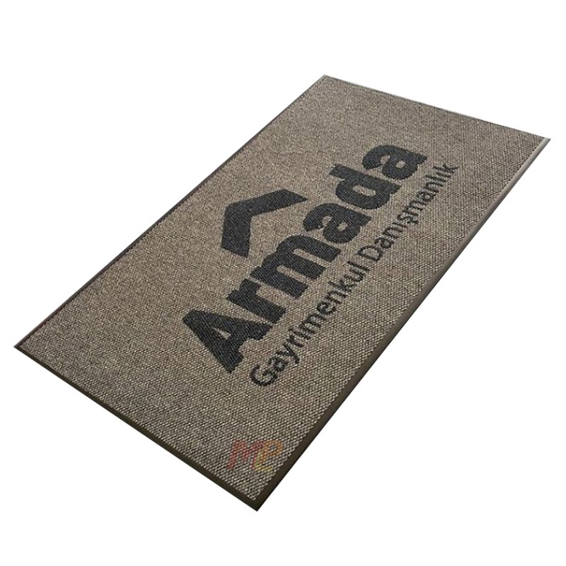 Gayrimenkul Danışmanlık Emlak Siyah Logolu Paspas