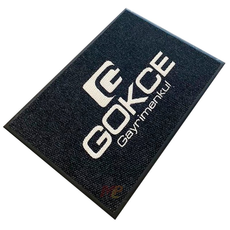 Gayrimenkul Emlak Yatırım Ofisi Siyah Logolu Paspas