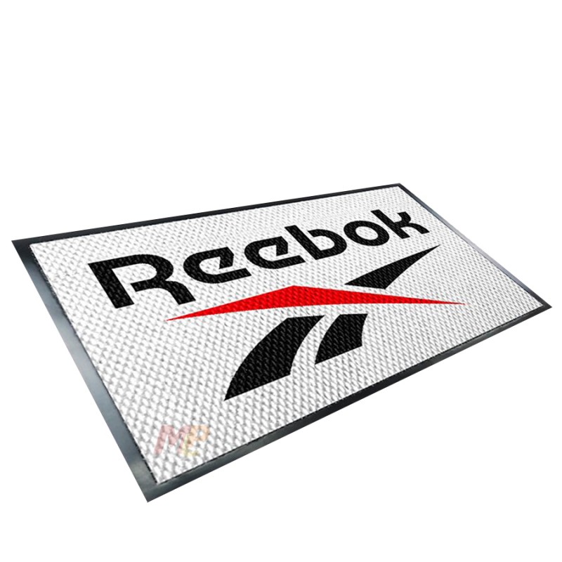 Giyim Ayakkabi Kozmetik AVM Beyaz Logolu Paspas