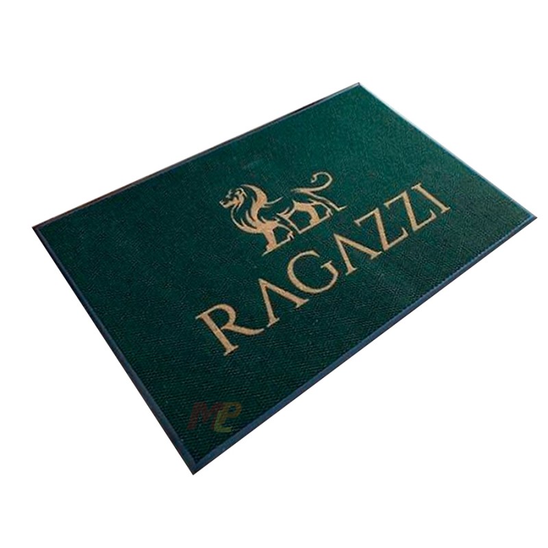 Kafe Bar Kulüp Lokanta Restorant Haki Yeşil Logolu Paspas