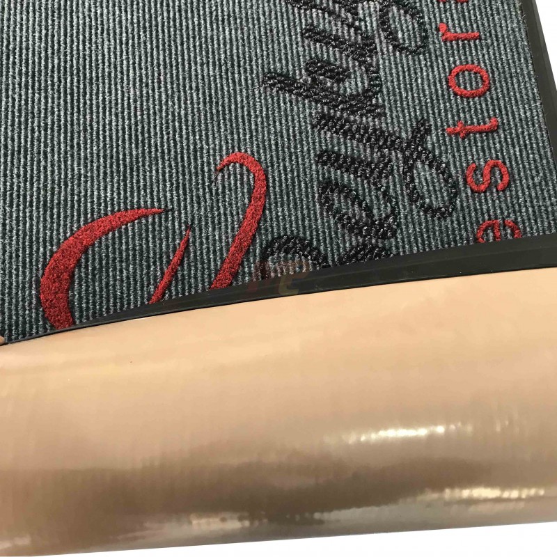 Kafe Bar ve Restoranlara Özel Gri Logolu Paspas Beykız