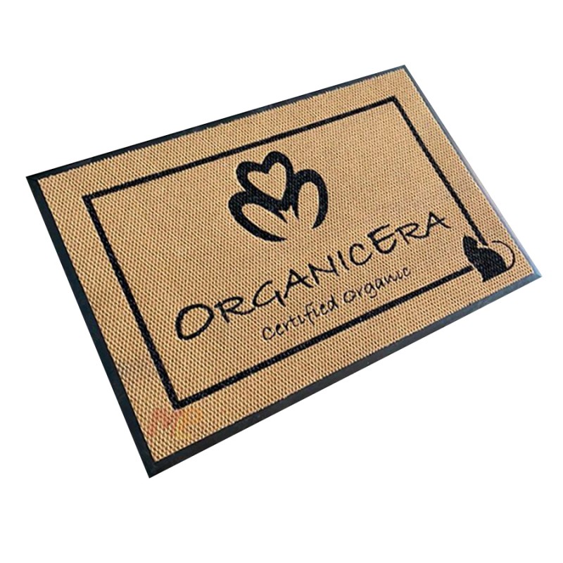 Kahverengi Bej Kum Rengi Organik Logolu Paspas