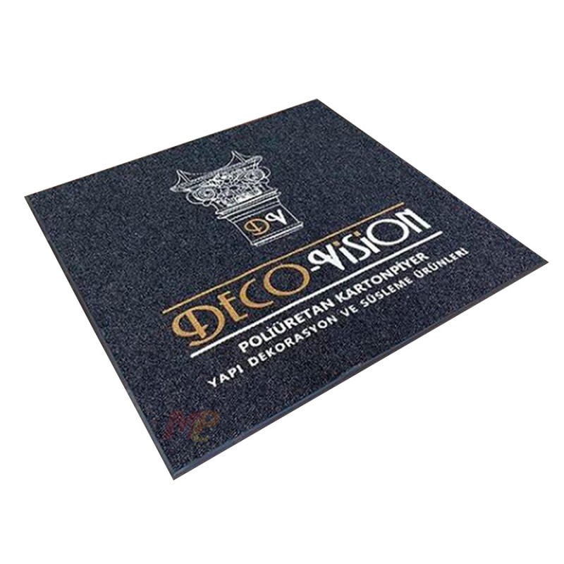 Kartonpiyer Yapı Dekorasyon Siyah Logolu Paspas