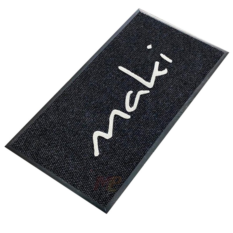 Mağaza Butik Önü Siyah Logolu Paspas