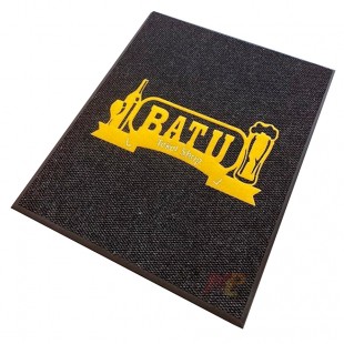 Market Tekel Bayii Sarı Siyah Logolu Paspas