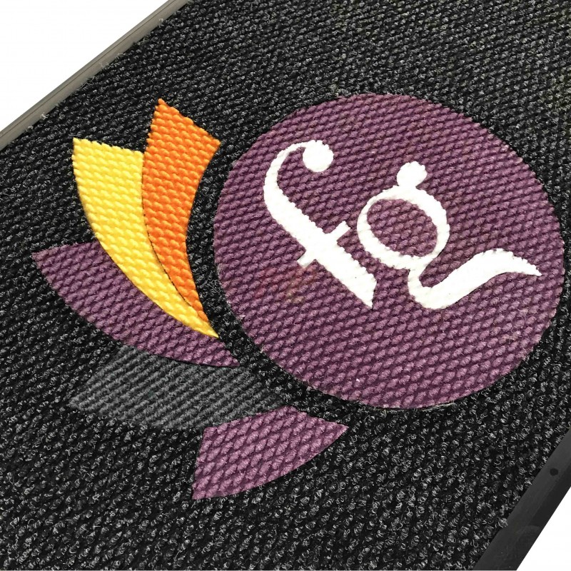 Kurumsal Firmalara Özel Siyah Logolu Paspas FG