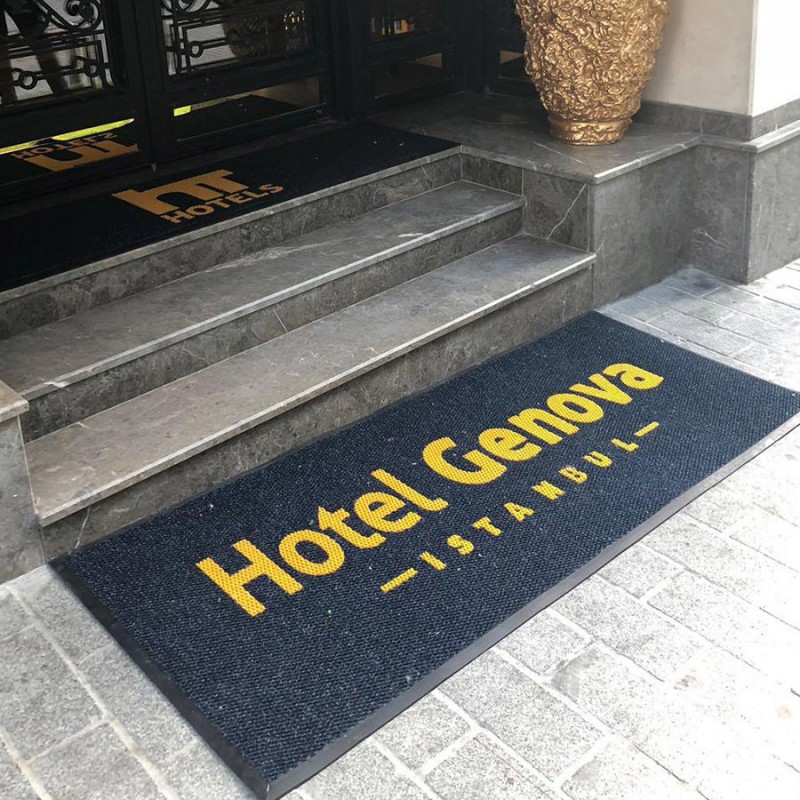 Otel Hotel Motel Pansiyon Logolu Paspas