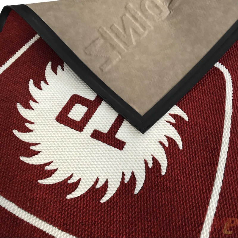 Petrol Benzin İstasyonlarına Beyaz Kırmızı Logolu Paspas TP