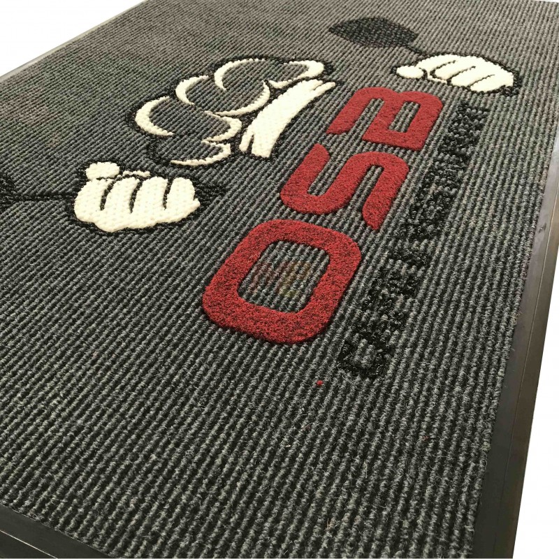 Mutfak ve Restoranlara Özel Gri Logolu Paspas OSB