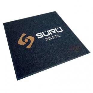 Tekstil Atölye Kare Siyah Logolu Paspas