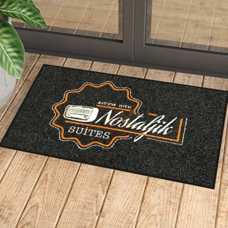 Butiklere ve Mağazalara Özel Logolu Paspas Nostalji